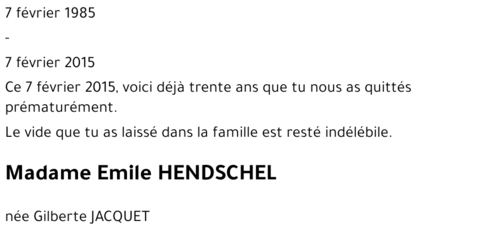 Emile HENDSCHEL