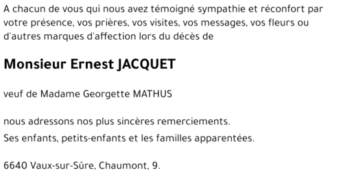 Ernest JACQUET