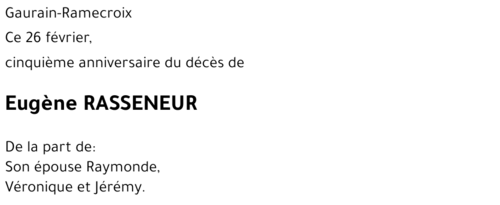 Eugène RASSENEUR