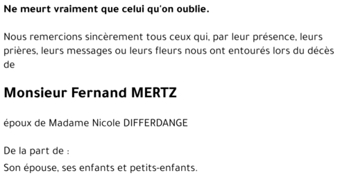 Fernand MERTZ