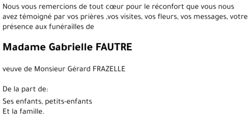 Gabrielle FAUTRE