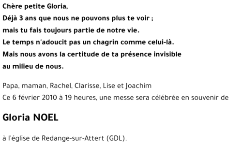 Gloria NOEL