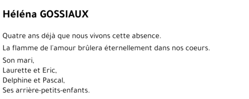 Héléna GOSSIAUX