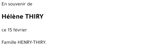 Hélène THIRY
