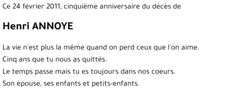 Henri ANNOYE