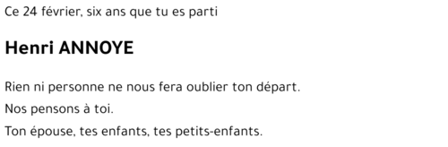 Henri ANNOYE