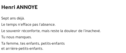 Henri ANNOYE
