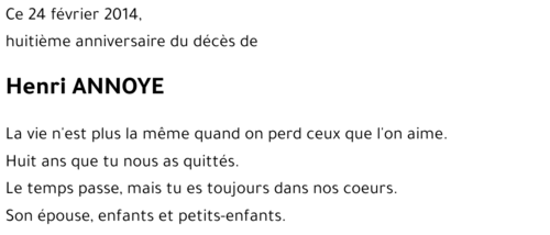 Henri ANNOYE