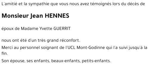 Jean HENNES