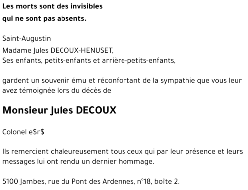 Jules DECOUX
