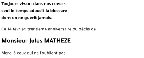 Jules MATHEZE