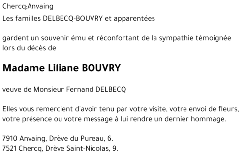 Liliane BOUVRY