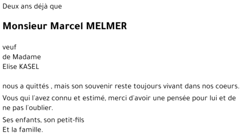 Marcel MELMER