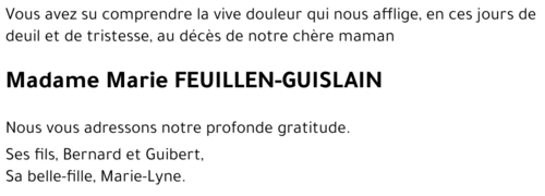 Marie GUISLAIN