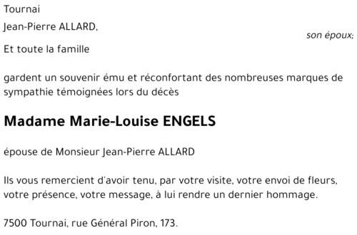 Marie-Louise ENGELS