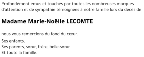 Marie-Noëlle LECOMTE