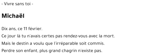 Michaël -