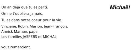 Michaël -