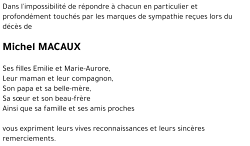 Michel MACAUX