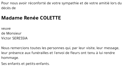 Renée COLETTE