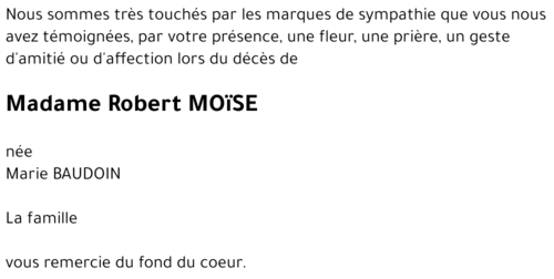 Robert MOïSE