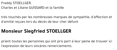 Siegfried STOELLGER