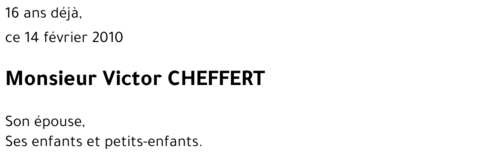 Victor CHEFFERT