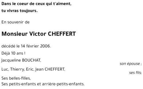 Victor CHEFFERT