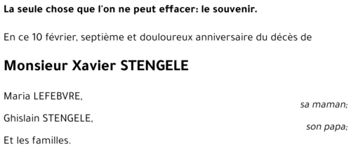 Xavier STENGELE