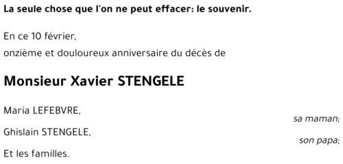 Xavier STENGELE