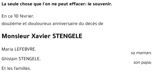 Xavier STENGELE