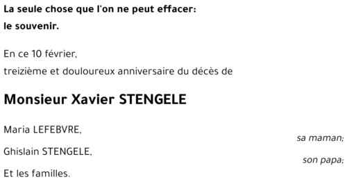 Xavier STENGELE