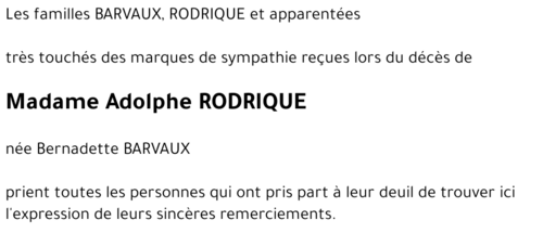 Adolphe RODRIQUE