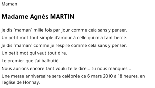 Agnès MARTIN