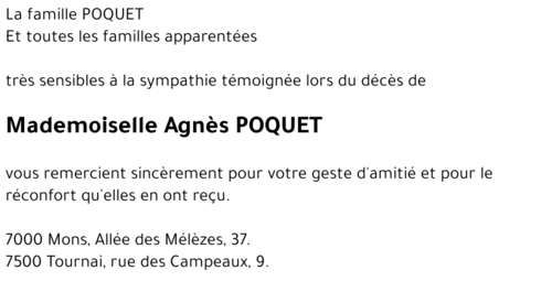 Agnès POQUET