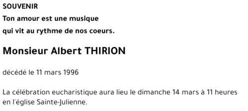 Albert THIRION