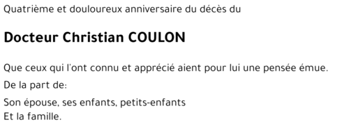 Christian COULON