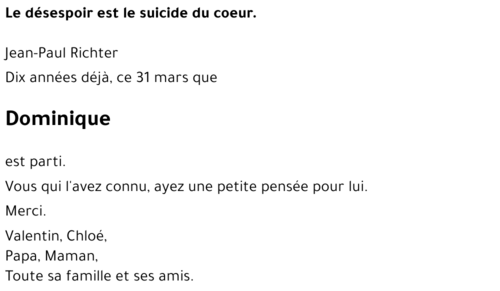 Dominique PUISSANT