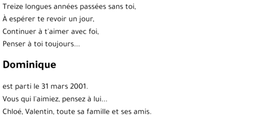 Dominique PUISSANT