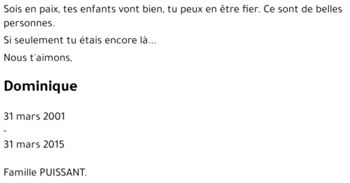Dominique PUISSANT