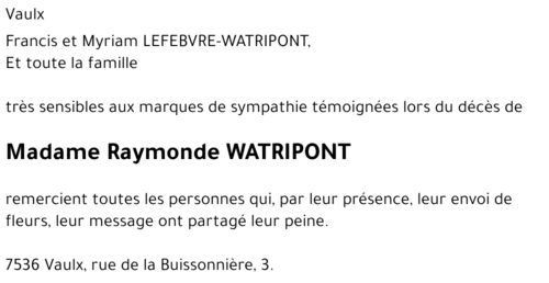 Emilie WATRIPONT