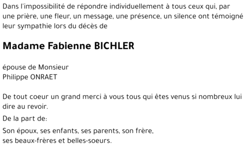 Fabienne BICHLER