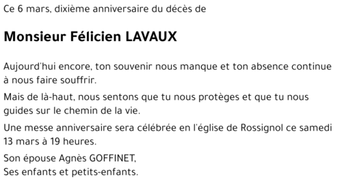 Félicien LAVAUX