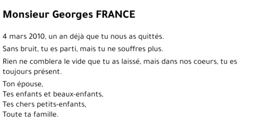 Georges FRANCE