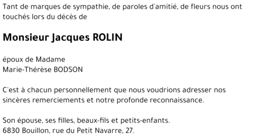 Jacques ROLIN