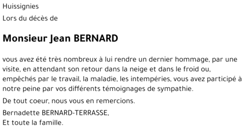 Jean BERNARD