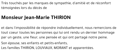 Jean-Marie THIRION