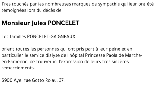 Jules PONCELET