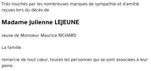 Julienne LEJEUNE