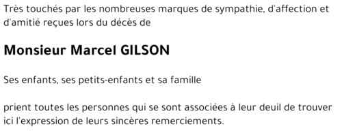 Marcel GILSON